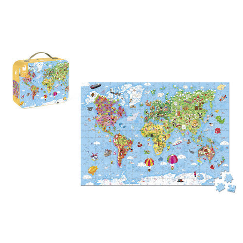 GIANT PUZZLE WORLD MAP