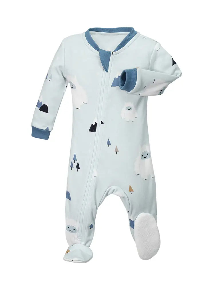 YETI TO LOVE YOU BABYSUIT - FOOTED
