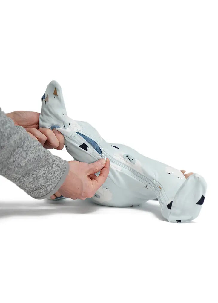 YETI TO LOVE YOU BABYSUIT - FOOTED