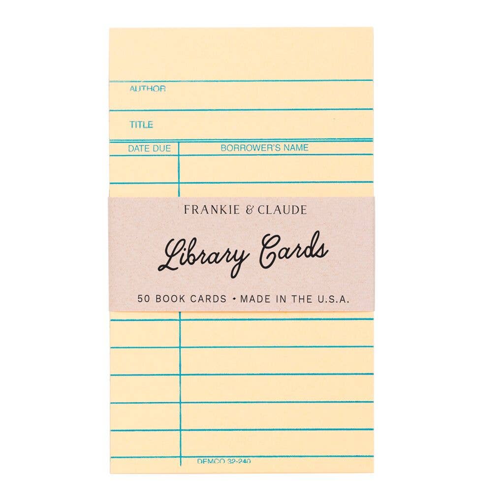 LIBRARY CARDS