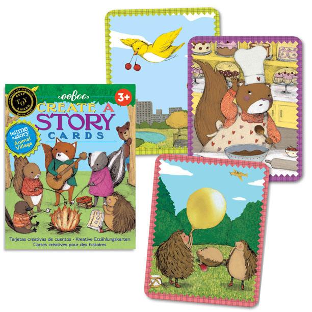 CREATE A STORY CARDS ANIMAL VILLAGE