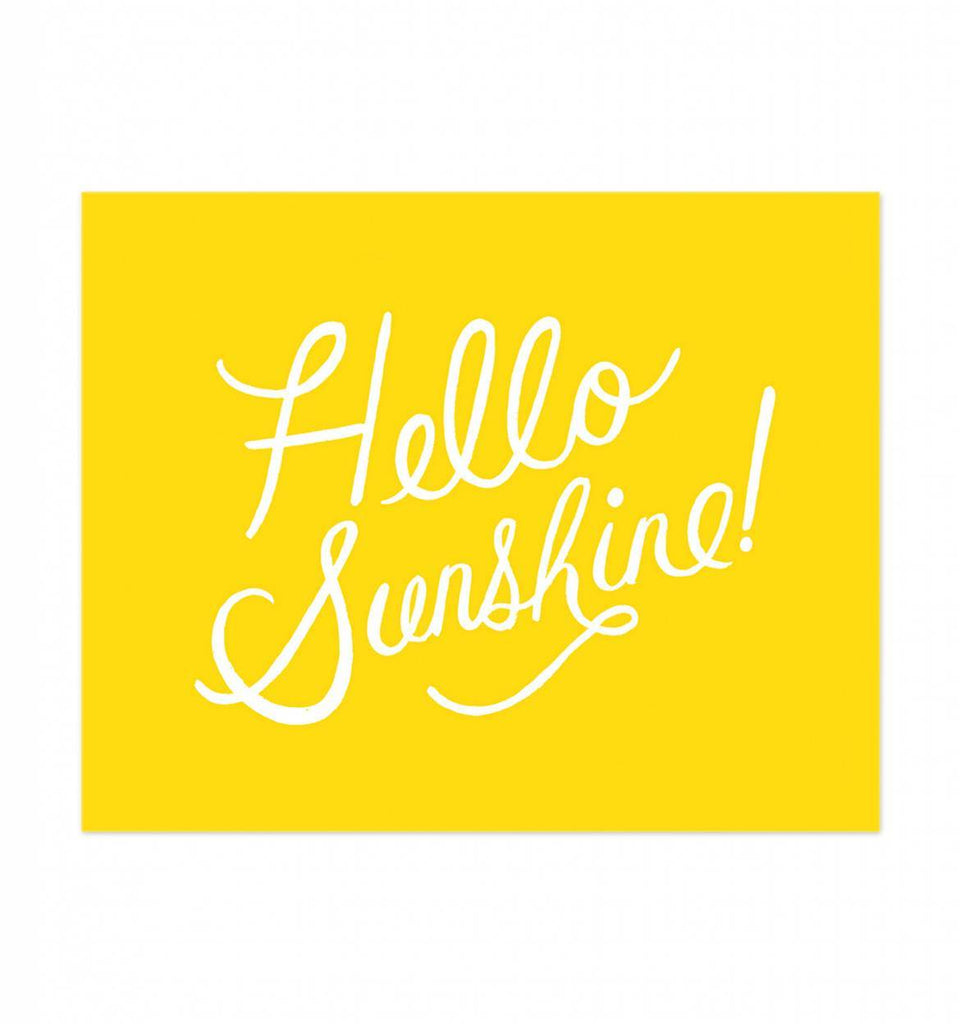 HELLO SUNSHINE ART PRINT