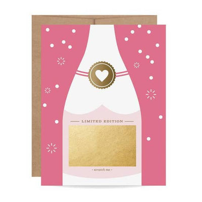 FUCHSIA BUBBLY SCRATCH-OFF CARD