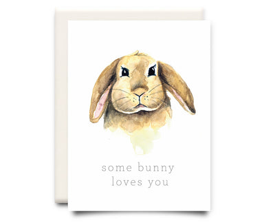 SOME BUNNY LOVES YOU GREETING CARD