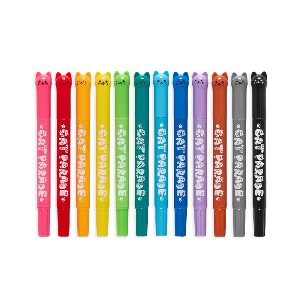 CAT PARADE GEL CRAYONS - SET OF 12