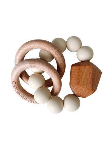 HAYES SILICONE + WOOD TEETHER