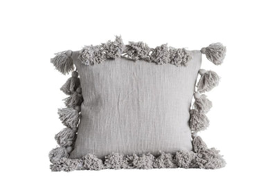 COTTON TASSEL PILLOW