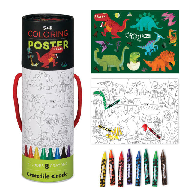 COLOR A POSTER W/CRAYONS