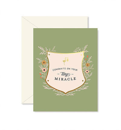 TINY MIRACLE GREETING CARD