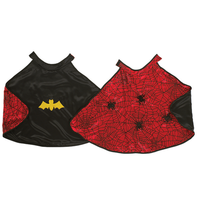 REVERSIBLE SPIDER & BAT CAPE