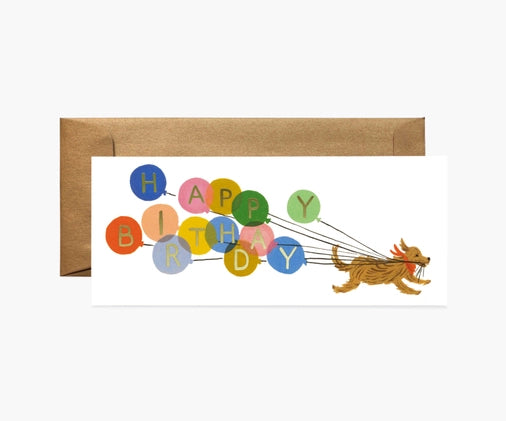 BIRTHDAY BALLOON CARD