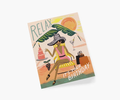 RELAX BIRTHDAY CARD