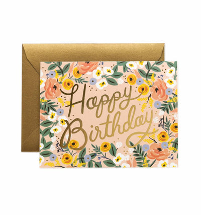 ROSÉ BIRTHDAY CARD