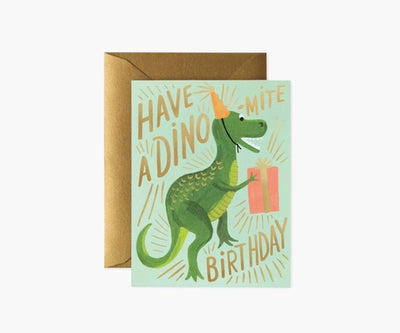 DINO-MITE BIRTHDAY CARD