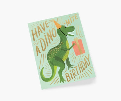 DINO-MITE BIRTHDAY CARD