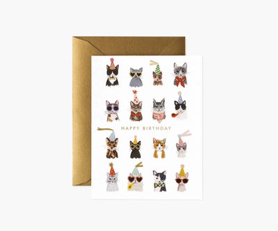 COOL CATS BIRTHDAY CARD