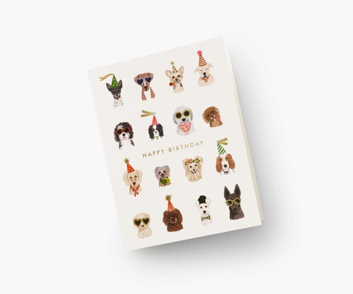 PARTY PUPS BIRTHDAY CARD