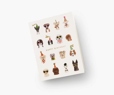 PARTY PUPS BIRTHDAY CARD
