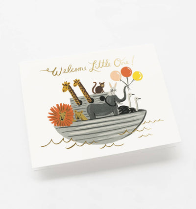 NOAH'S ARK BABY CARD