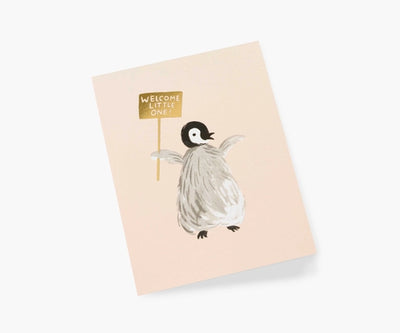 WELCOME PENGUIN CARD