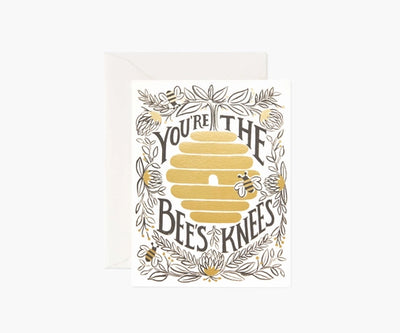 YOU'RE THE BEES KNEES CARD