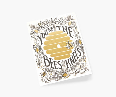 YOU'RE THE BEES KNEES CARD