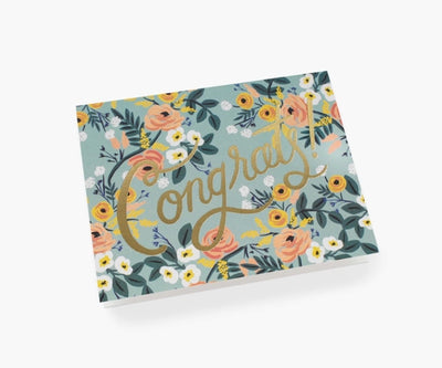 BLUE MEADOW CONGRATS CARD