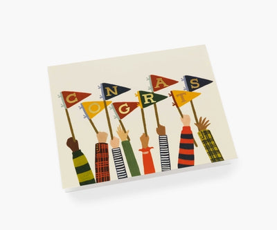 CONGRATS PENNANTS CARD