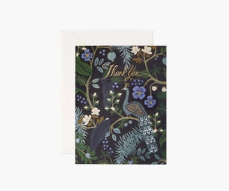 PEACOCK THANK YOU CARD