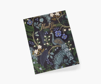 PEACOCK THANK YOU CARD