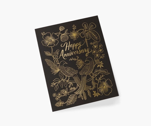 LOVE BIRDS ANNIVERSARY CARD