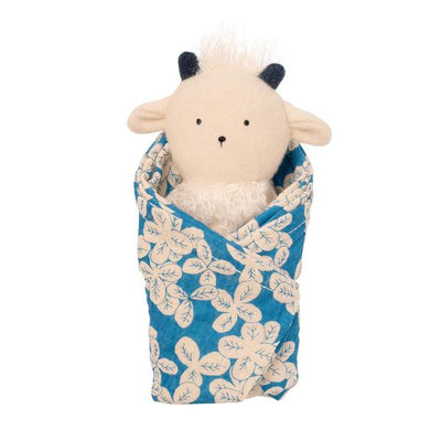 GOAT RATTLE + BURP CLOTH