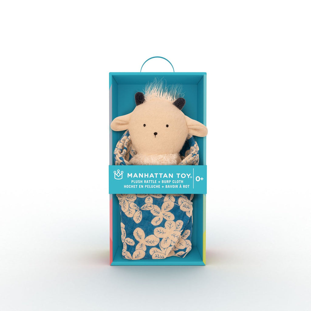 GOAT RATTLE + BURP CLOTH