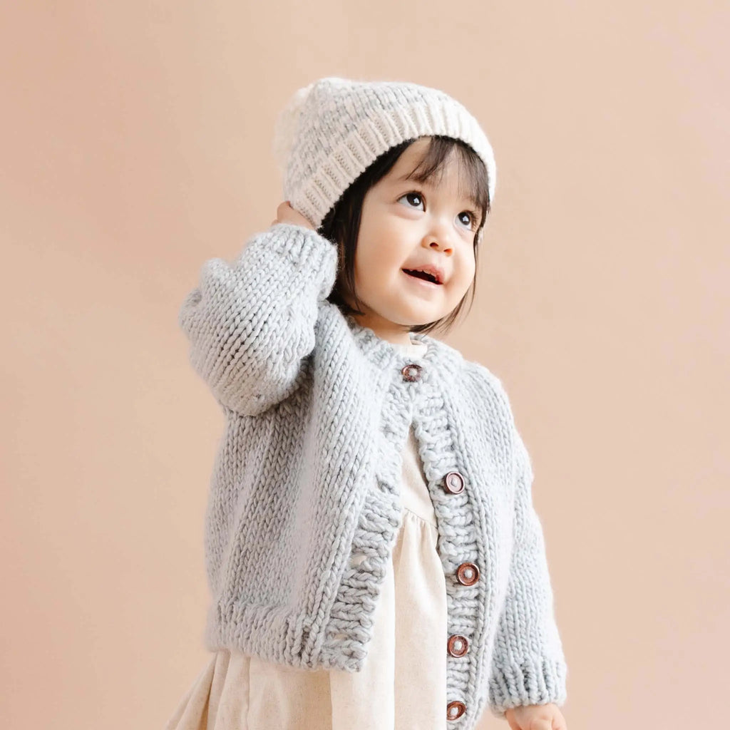 CLASSIC CARDIGAN - BOWIE GREY