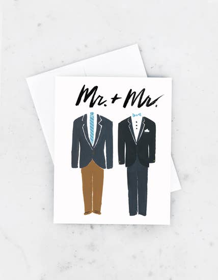 GROOM AND GROOM CARD