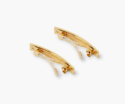 MENAGERIE GARDEN SET OF 2 ENAMEL HAIR CLIPS