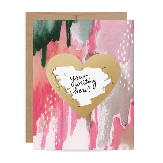 WATERCOLOR HEART SCRATCH-OFF CARD