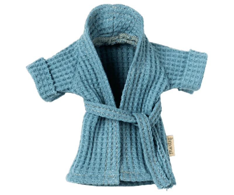 BATHROBE - DUSTY BLUE