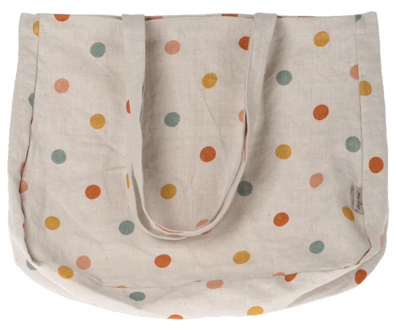 SMALL TOTE BAG - MULTI DOTS