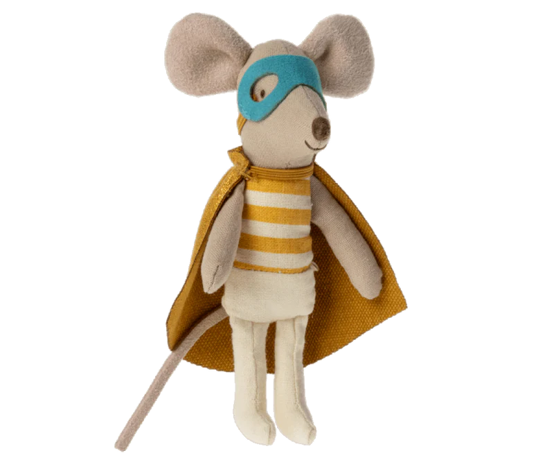 SUPERHERO LITTLE BROTHER MOUSE IN MATCHBOX