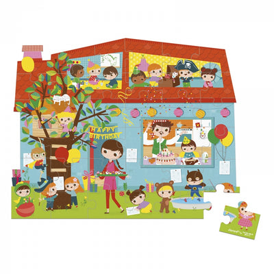 HAT BOXED 36 PCS BIRTHDAY PARTY PUZZLE