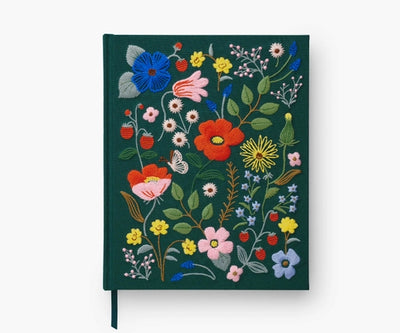 STRAWBERRY FIELDS EMBROIDERED FABRIC SKETCHBOOK
