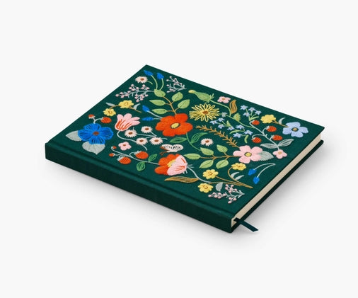 STRAWBERRY FIELDS EMBROIDERED FABRIC SKETCHBOOK