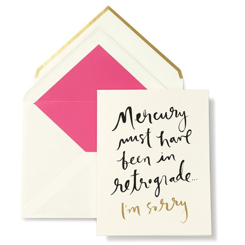 MERCURY IN RETROGRADE