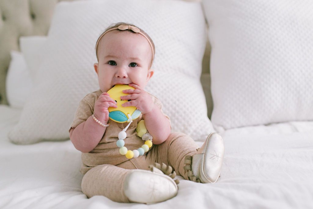 LEMON SILICONE TEETHER SET