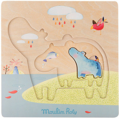 LES PAPOUM HIPPO PUZZLE