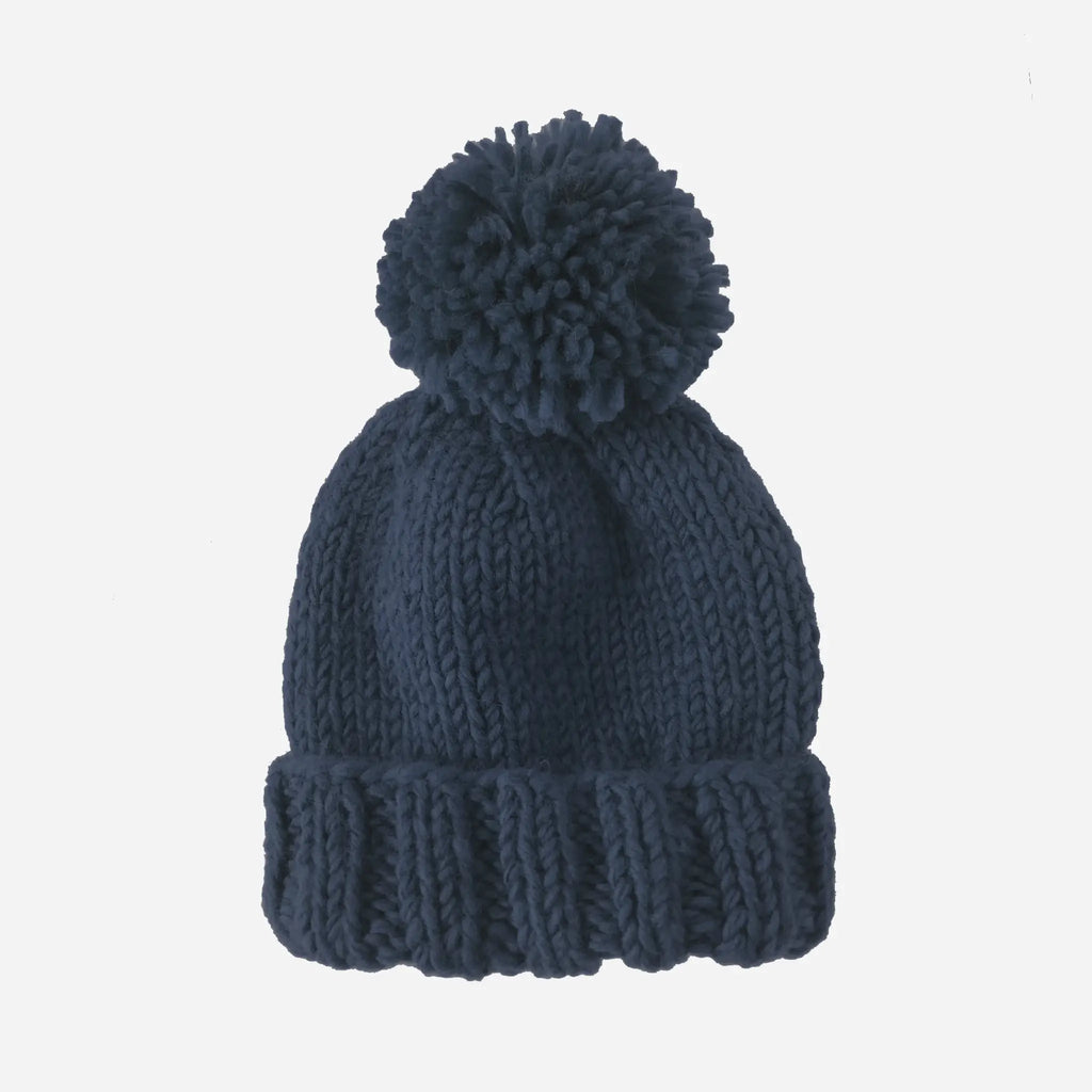CLASSIC POM HAT - NAVY