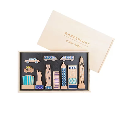 WANDERLUST WOOD + FELT THEMED NEW YORK PLAY SET
