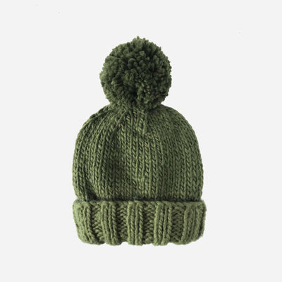 CLASSIC POM HAT - OLIVE