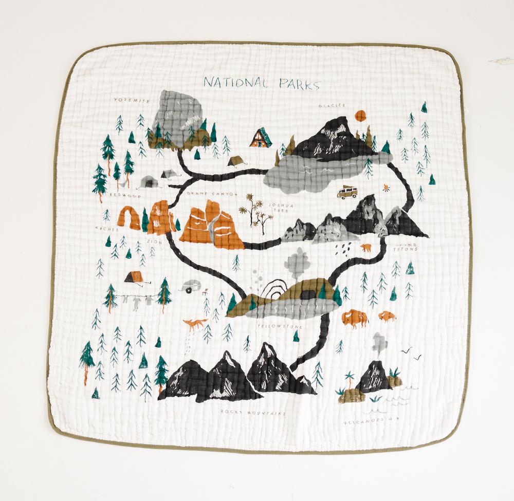 NATIONAL PARKS REVERSIBLE QUILT